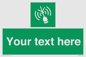 Custom sign safe condition Emergency position beacon